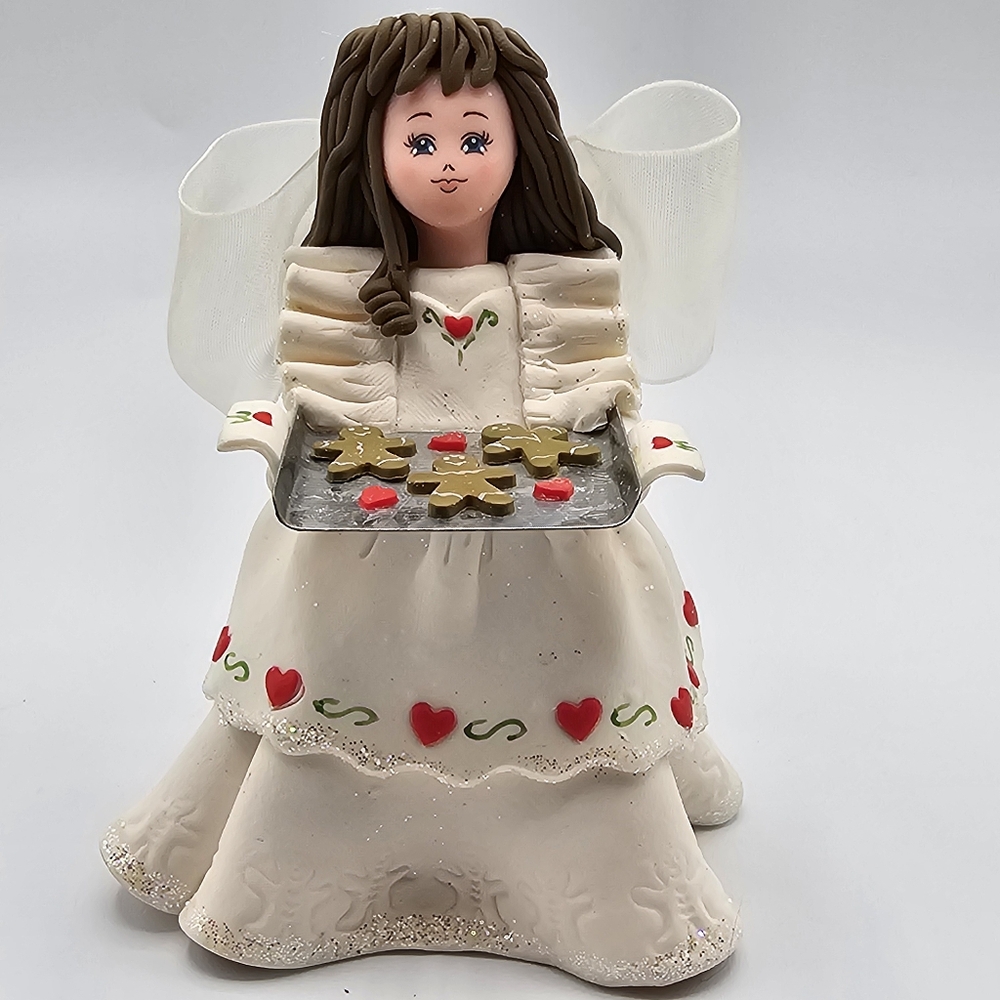 Angel Figurine with Heart Accents